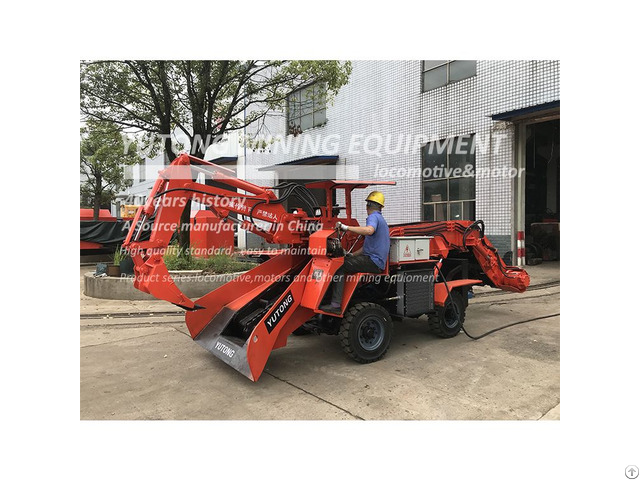 50m3 Loading Capacity Wheel Belt Type Mining Muck Loader