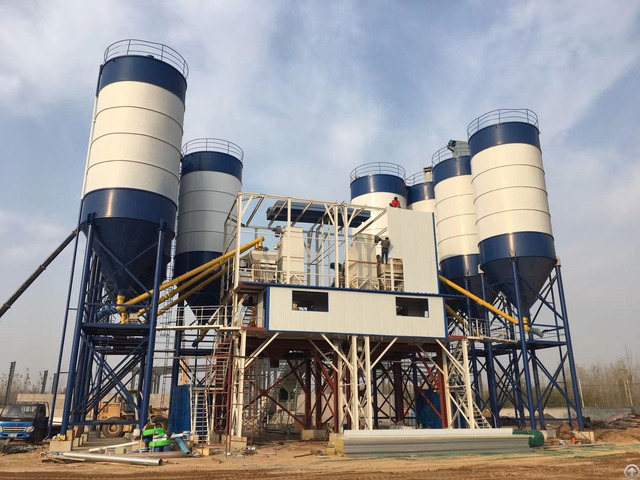 Concrete Mixing Plant Hzs25 Hzs35 Hzs50 Hzs75 Hzs90 Hzs120 Hzs180