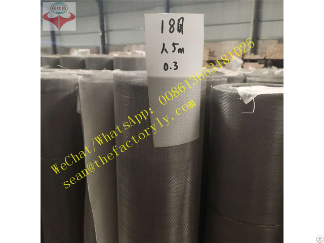 Mesh Hole 0 25 0 1 0 05 0 03 0 02 Mm Stainless Steel Weave Wire Screen