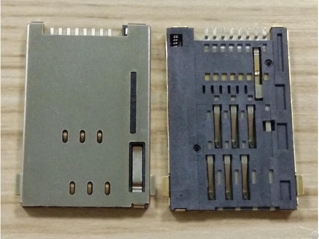 Sim6+2 Push Card Connector For Mobile Phone