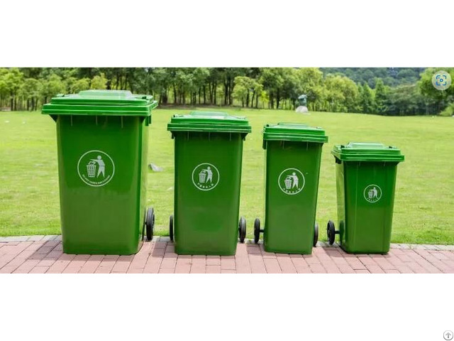 240l Hdpe Plastic Mobile Garbage Bins