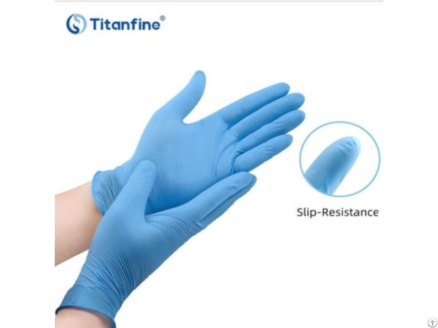 Blue Examination Nitrile Gloves 9 Inch 3 5g