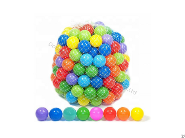 Colorful Soft Plastic Ball With Net Bag