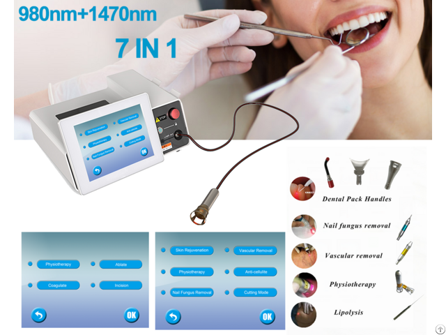 Gms Sl1 Hot 980 1470 Nm Machine Vascular Removal Liposuction Endolift