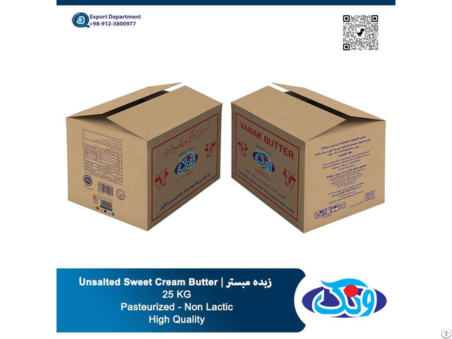 Unsalted Sweet Cream Butter 25kg Of Kalber_chaltafarm Export Department From Iran