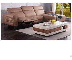 Italian Space Capsule Electric Function Modern Minimalist Corner Combination Leather Sofa