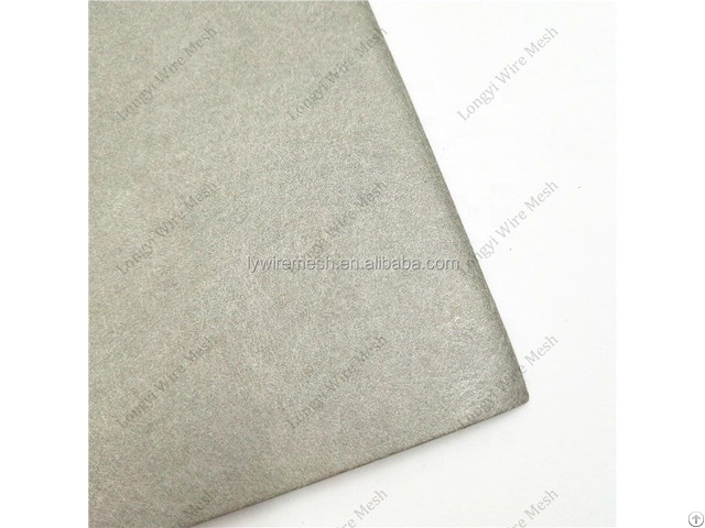 Pure Nickel Sintered Fiber 50 60 70 80 90 100 Microns Metal Filter Felt