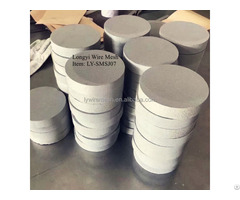 Monel 400 Nickel Copper Alloy Powder Sintered Porous Filter Strainer