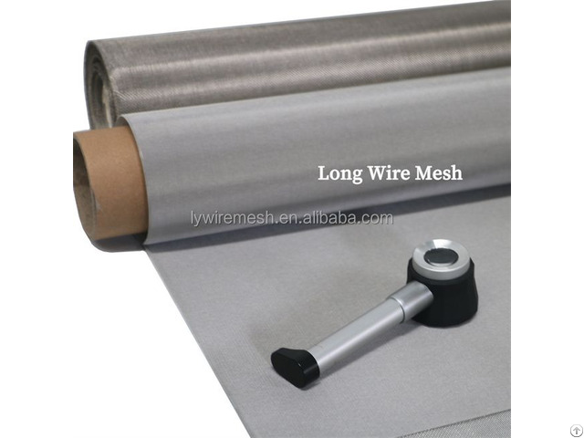 China Factory 40 50 80 100 150 200 300 400 Mesh Ultra Fine Nickel Wire Screen Cloth