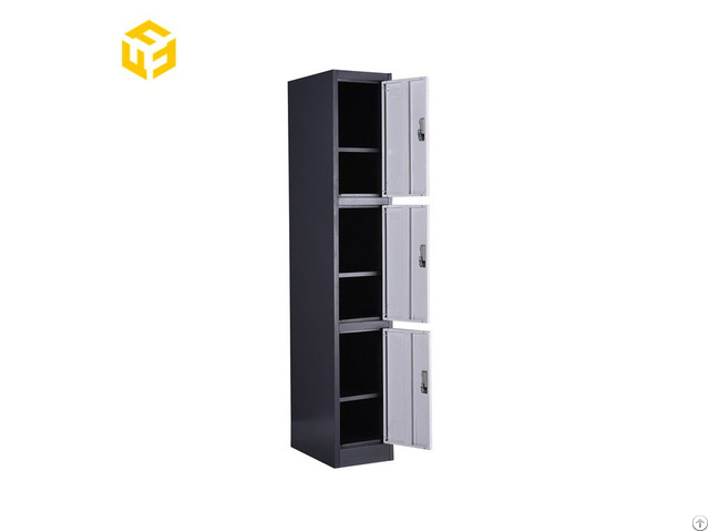 Factory Direct Sales 3 Door Metal Staff Lockers