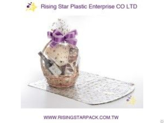 Pvc Shrink Dome Bag For Gift Basket