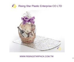 Pvc Shrink Dome Bag For Gift Basket