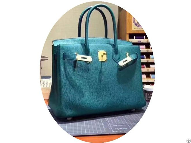 Genuine Leather Bag Lychee Grain Handbag