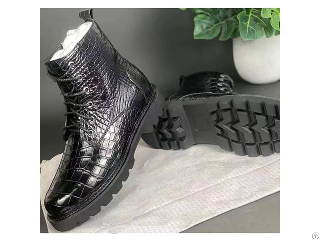 Thailand Crocodile Leather Men S Boots