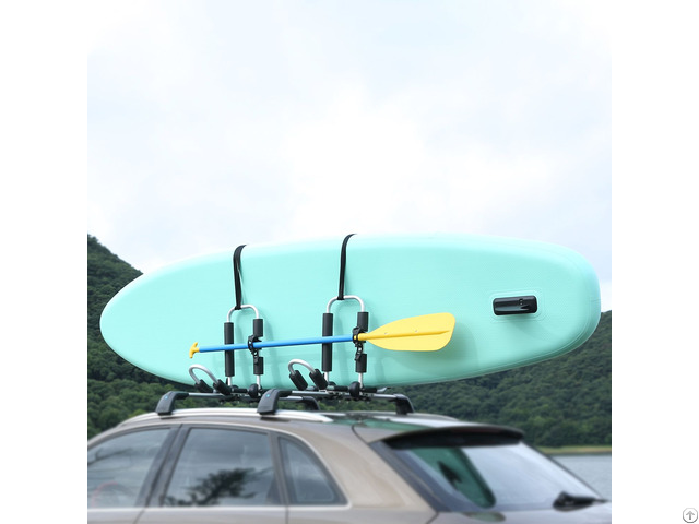 Hot Sale Double Foldable Canoe Boat Carrier Auto Car Kayak Roof Rack