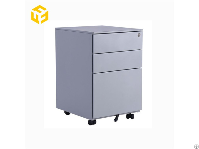 Furnitopper A4 F4 Filing Cabinet With Castors Mobile Drawer Locker