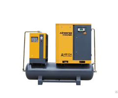 10hp Stationary Electric Rotary Screw Air Compressor With Tank And Dryer