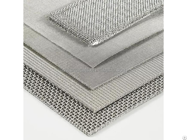 Stainless Steel 1 5 10 15 20 25 Micron Sintered Metal Filter Woven Wire Mesh