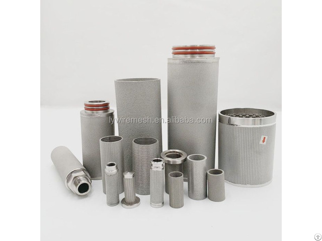 Stainless Steel Powder Sintered Metal Porous Filter Sparger For Exhaust Filtration Greater Gas