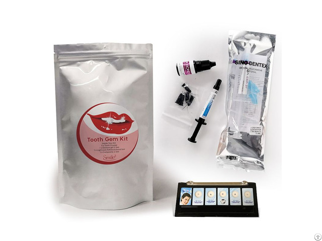 Private Label Bonding Light Cure Adhesive 37% Etchant Tooth Gem Kit