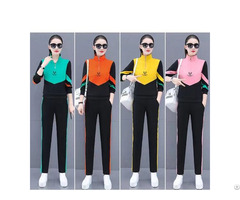 Women Fashion Casual Slimming Western Style Age Reducing Temperament Sportswear Suit