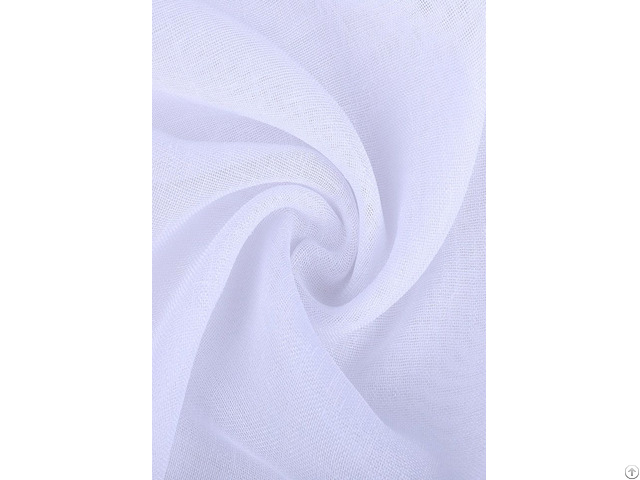 Plain Woven Sheer Drapery Fabric