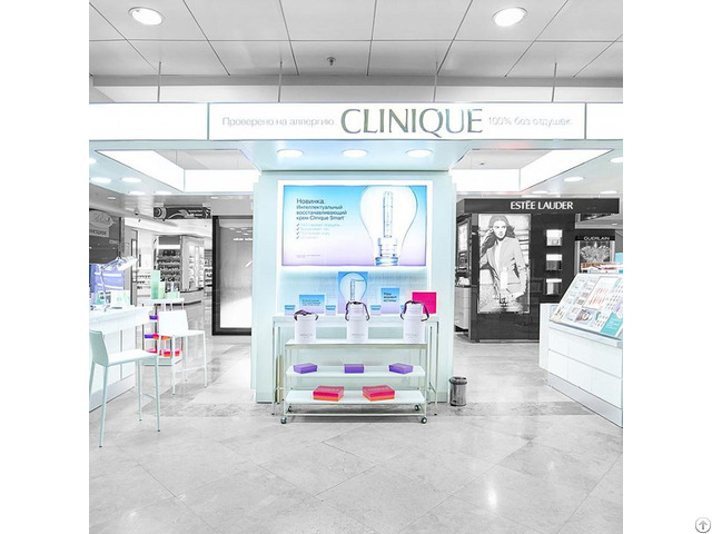 Skincare Store Display Case Design Customization