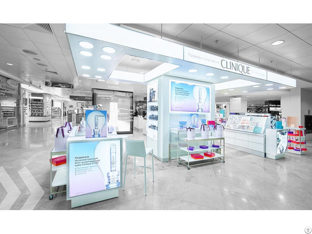 Shopping Mall Skin Care Kiosk Design