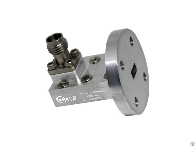 Wr22 Bj400 Ka U Band Rf Waveguide To Coaxial Adapter 33 50ghz