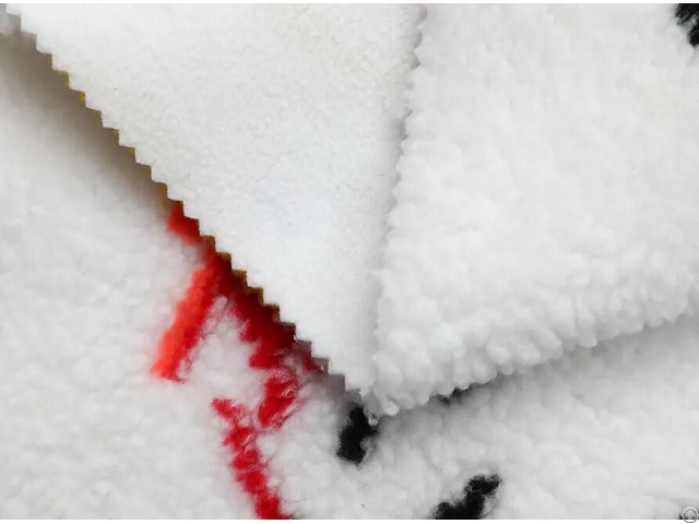 Jnfz056 Lamb Wool Composite Polar Fleece Garment Fabric