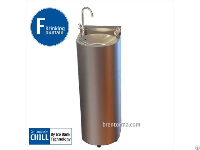 Df15c Free Standing Drinking Fountain With Ice Bank System