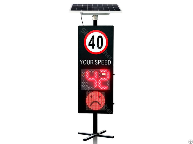 Radar Speed Sign With Digital Face
