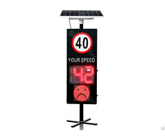 Radar Speed Sign With Digital Face