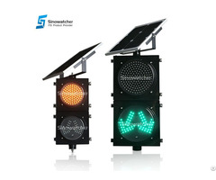 200mm 300mm Solar Flashing Yellow Full Ball And Diverging G Arrow Light