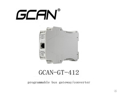 Gcan Gt 412 Gateway Converter Can Be Installed On Din Rail With Openpcs Software