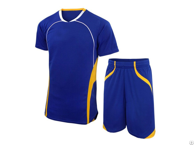 Custom Football Jersey Uniform For Clubs Short Sleeve Sublimation Polyester Team Soccer Wear