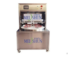 High Efficiency Round Cream Sandwich Cake Cutting And Inserting Machine