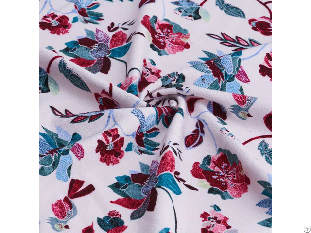 Rayon Spandex Jersey Print Ecovero Fabric