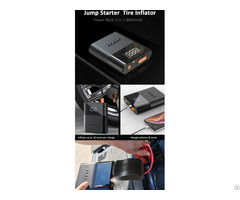 High Capacity Car Air Inflator Jump Starter Mutifunction Charger From China