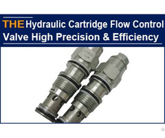 Hydraulic Cartridge Flow Control Valve High Precision And Efficiency