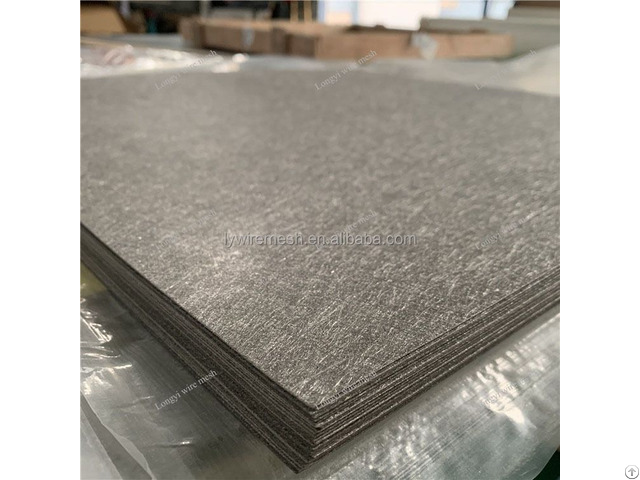 Titanium Sintered Fiber Felt Size 40 65 Cm
