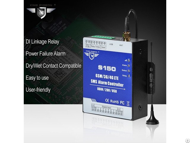 S150 Wireless Remote Sms Alarm Relay Controller