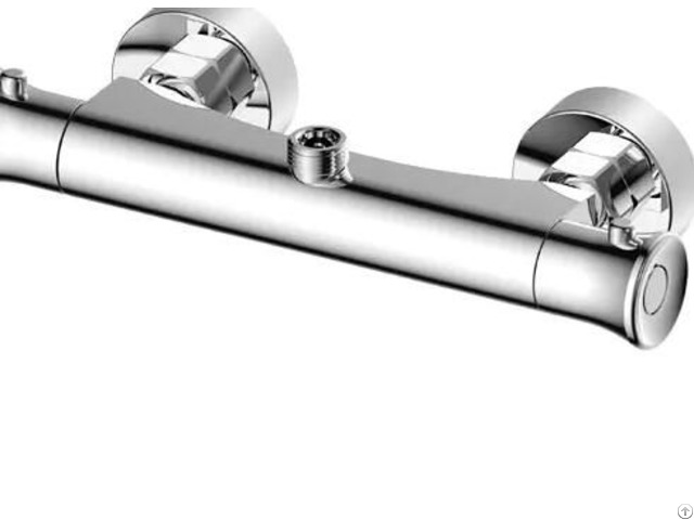Df1h001 2 Chrome Thermostatic Shower Faucets