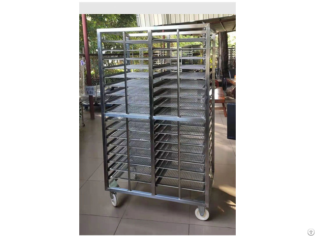 Customized Stainless Steel Food Dehydrator Trolley Drying Racks Manufacturers