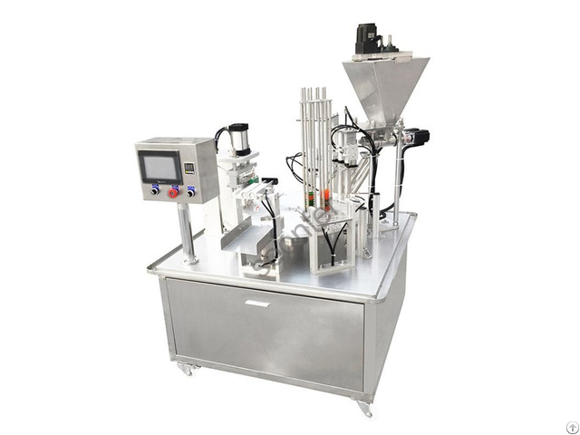 Automatic Rotary K Cup Nespresso Coffee Capsule Powder Sealing Filling Machine