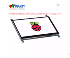 Seven Inch Usb Raspberry Pi 3 4 Capacitive Panel 1024 600 Tft Ips Lcd Module Touch Screen Display