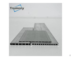 Various Zinc Spraying Parallel Flow Aluminum Flat Tube For Air Conditioning System