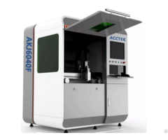 Full Enclosed Small Metal Cutting Laser Machine Akj6040f Low Price