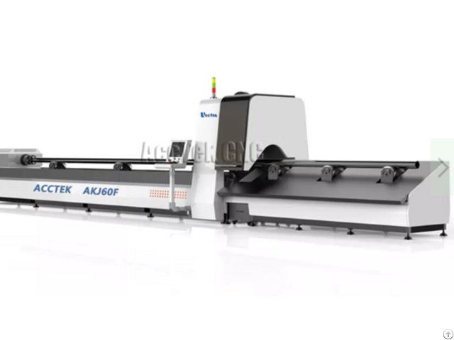 Akj60f Stainless Steel Pipe Laser Fiber Cutter Machine