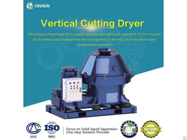 Vertical Cutting Dryer For Waste Management